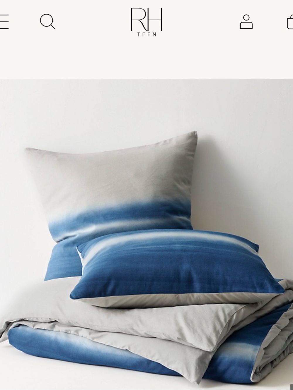 RH Teen Duvet Cover- TWIN